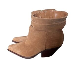 Vince Camuto Camel Brown color Suede Boots-NWOT Size 7.5